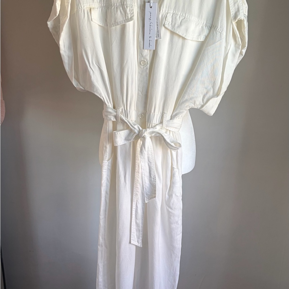 Young Fabulous & Broke White Jumpsuit Sz Sm NWT